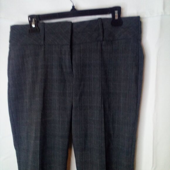 Maurices Pants Women 9 10 Career Classic Plaid Gray - Picture 3 of 14